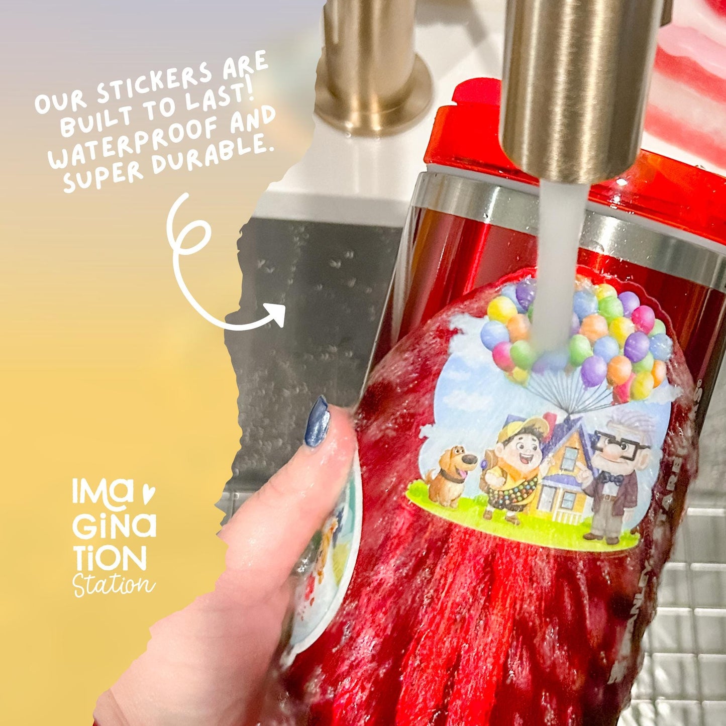 Imagination Station WALL-E EVE sticker packaging ā Disney Pixar space love gift