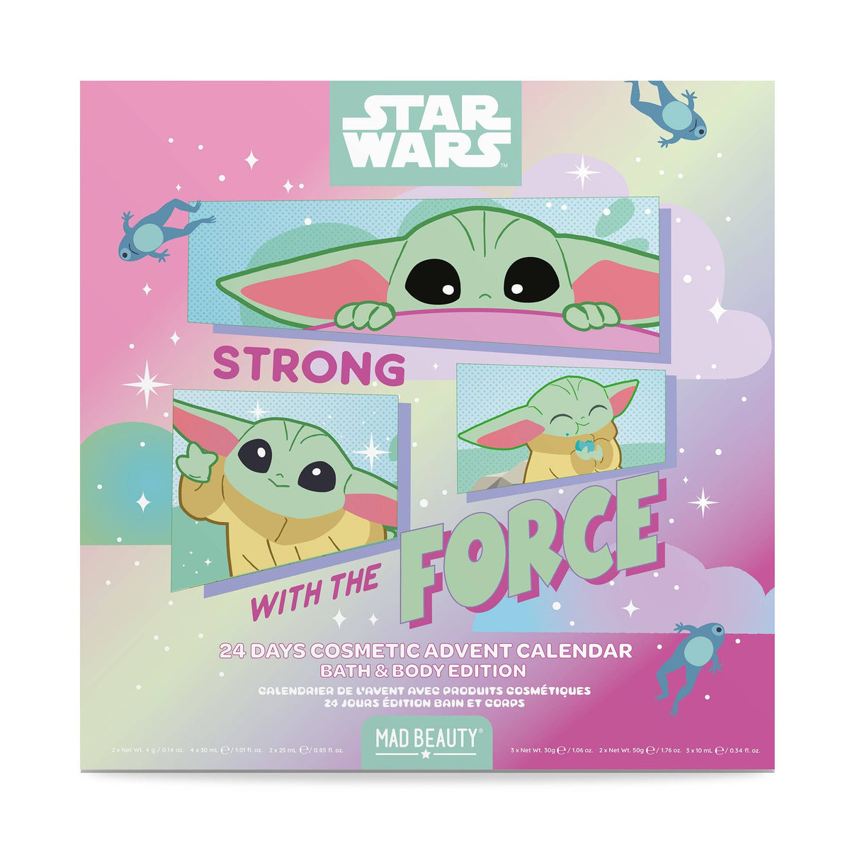 Advent Calendar Grogu Galaxy 24 Day Bath & Body Gift Set