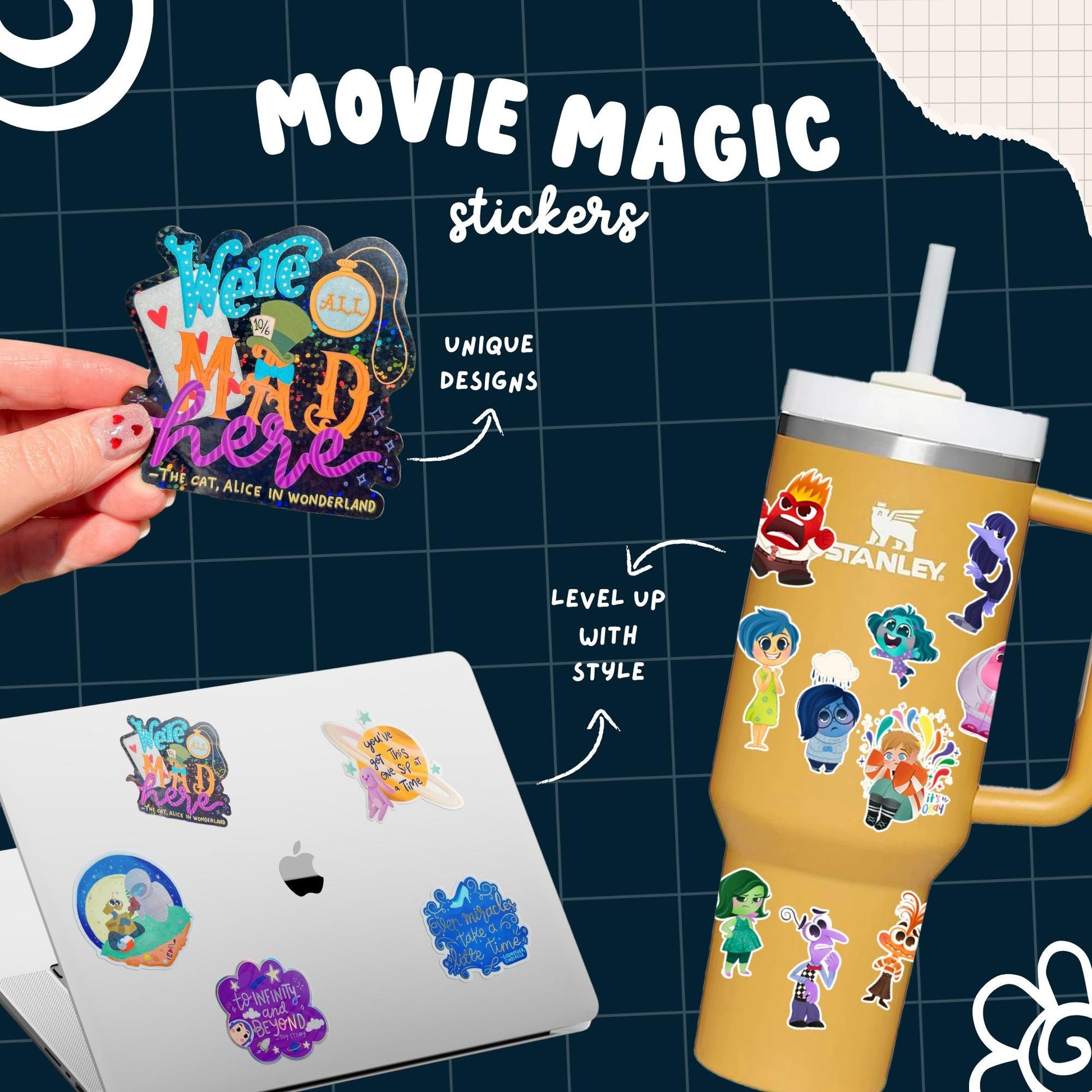 Imagination Station Expecto Patronum sticker packaging – Harry Potter fan gift