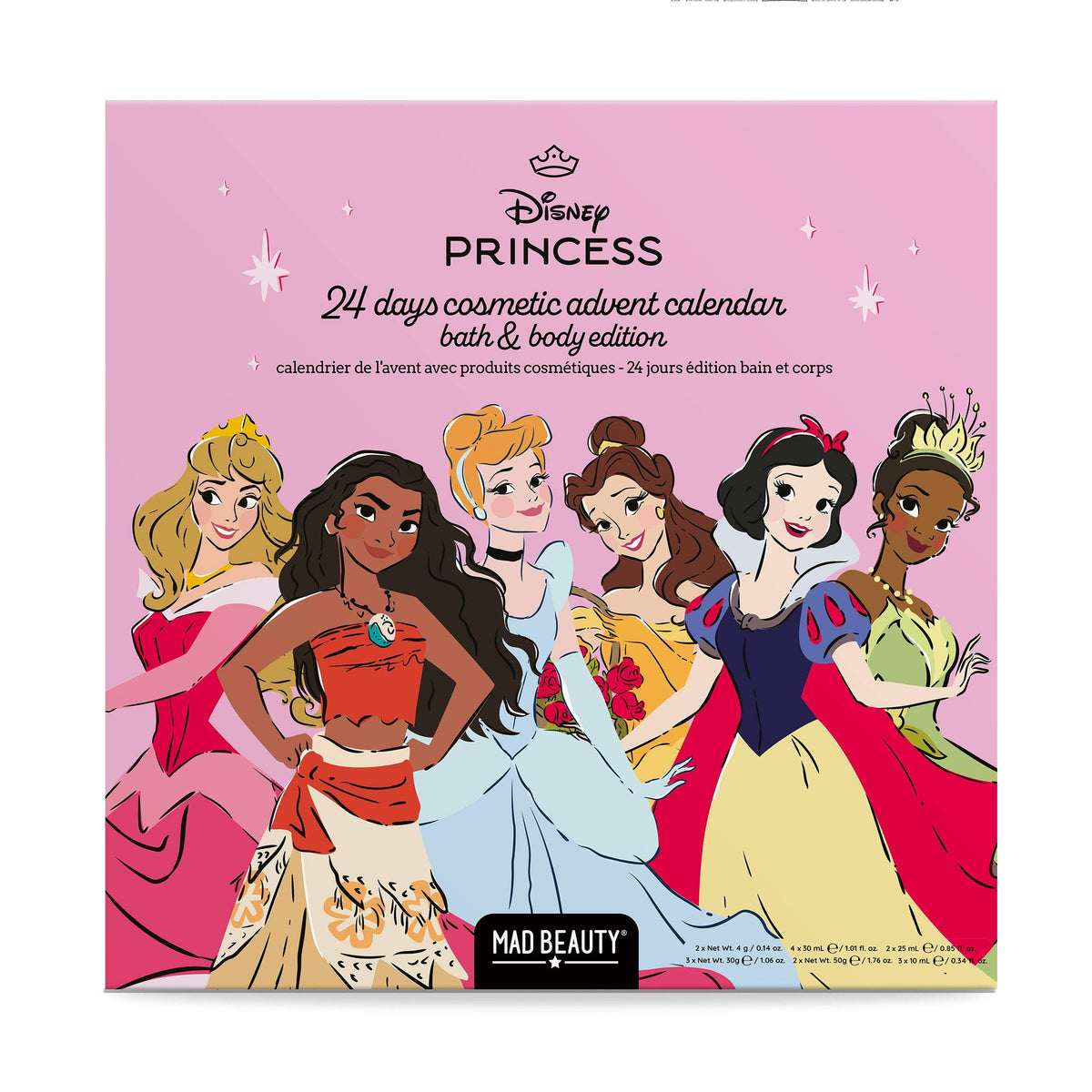 Advent Calendar Disney Princess 24 Day Bath & Body Edition