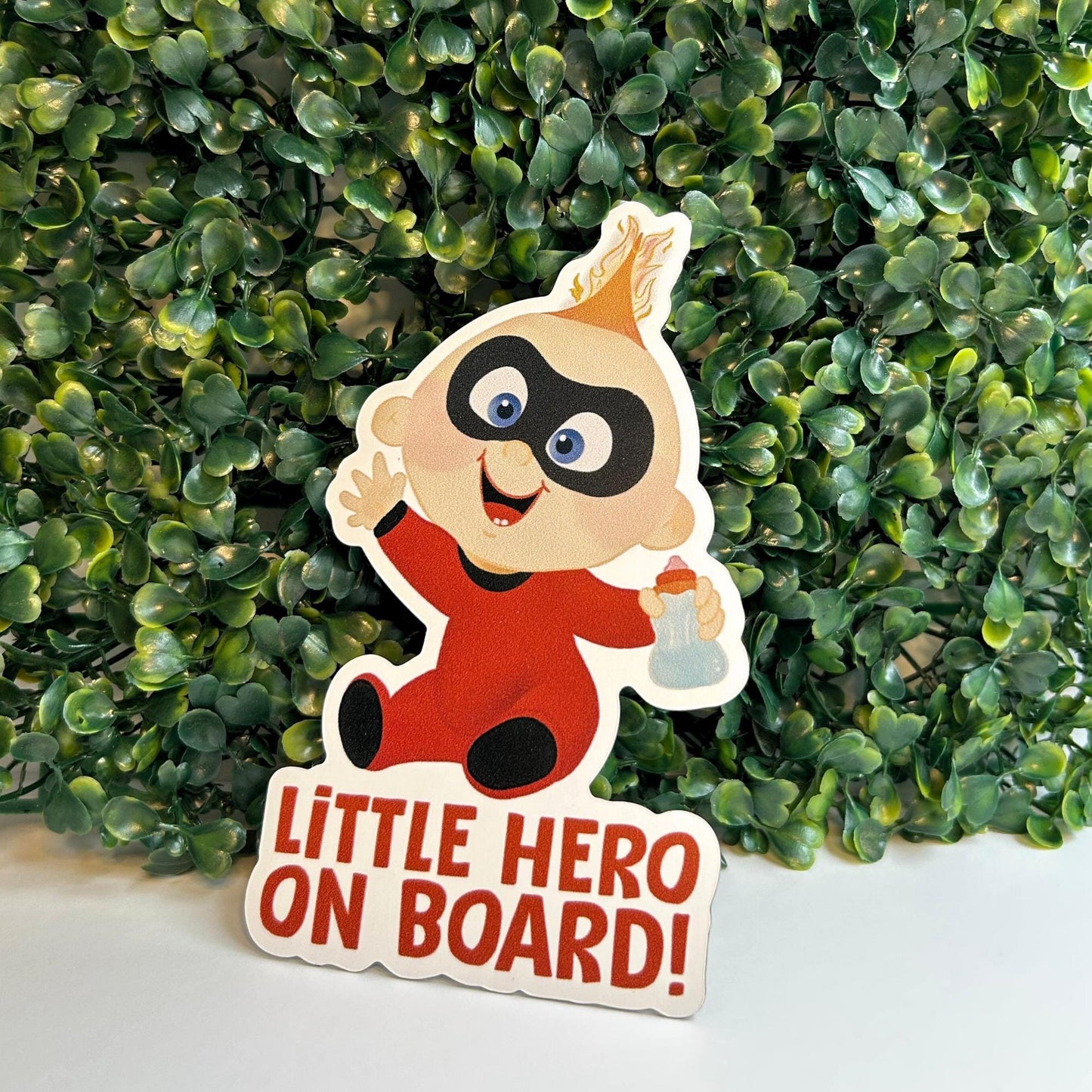 Jack-Jack Little Hero On Board Car Magnet – Weatherproof Vinyl