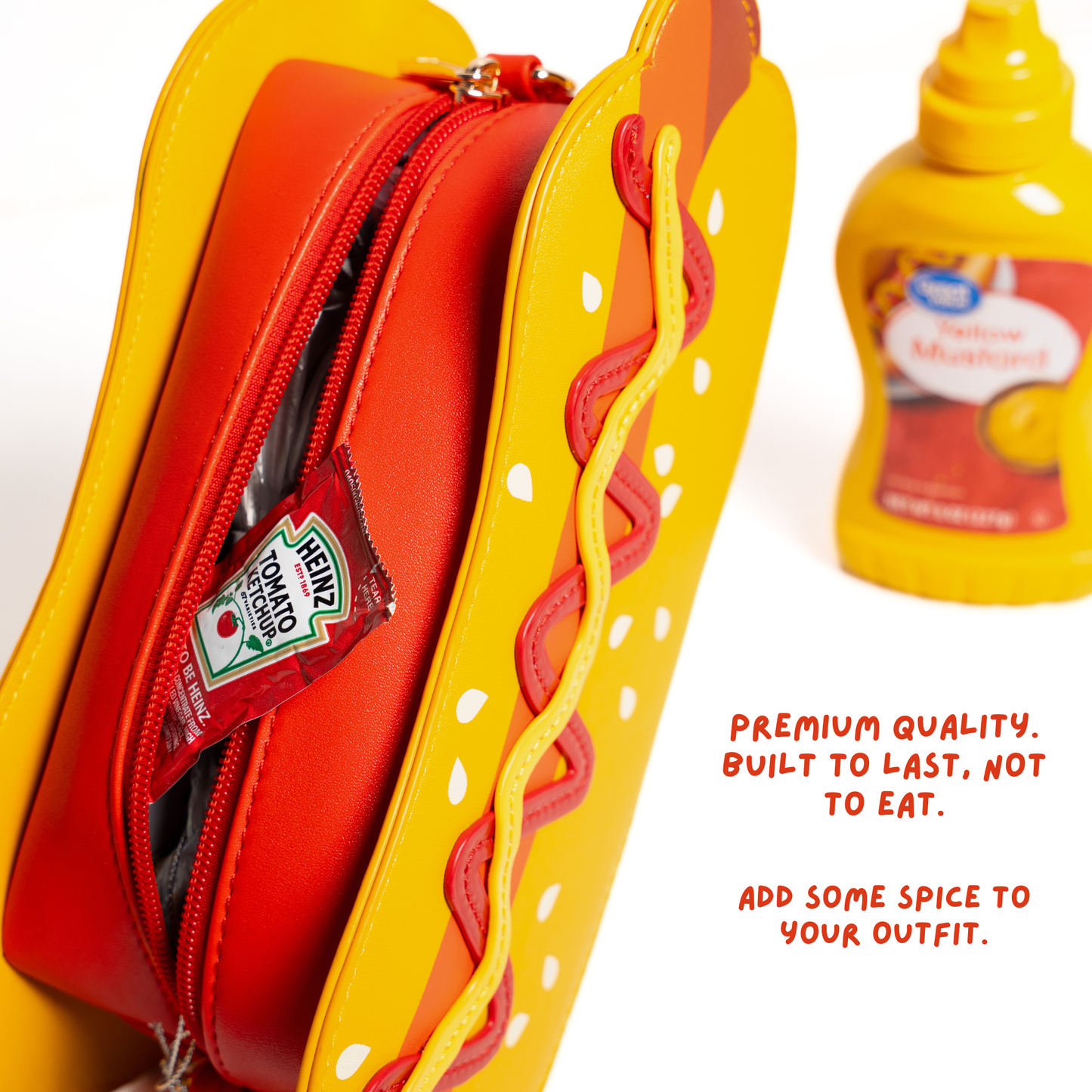 Hot Dog Crossbody Bag – Novelty Food Purse | The Summer I Met Magic Collection