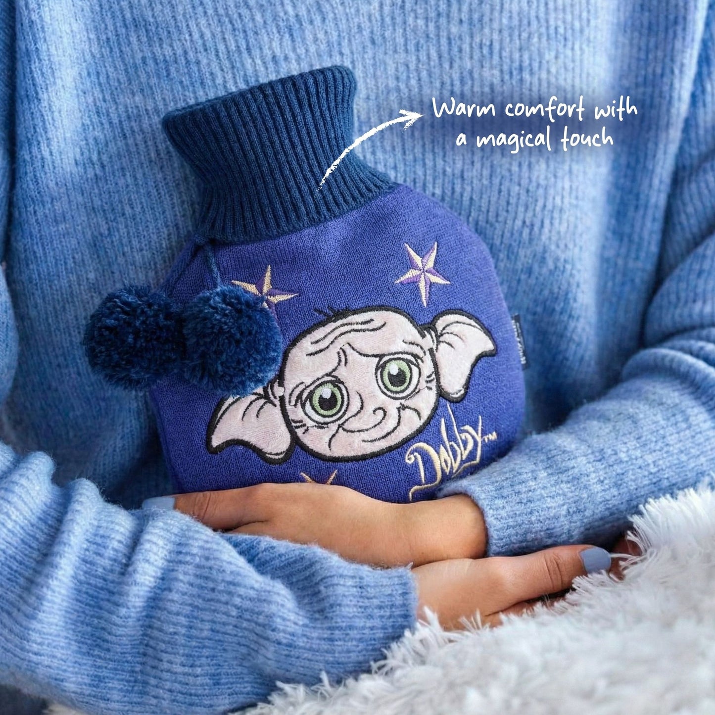Cozy Essentials gift set open view – Disney character accessories and stickers inside