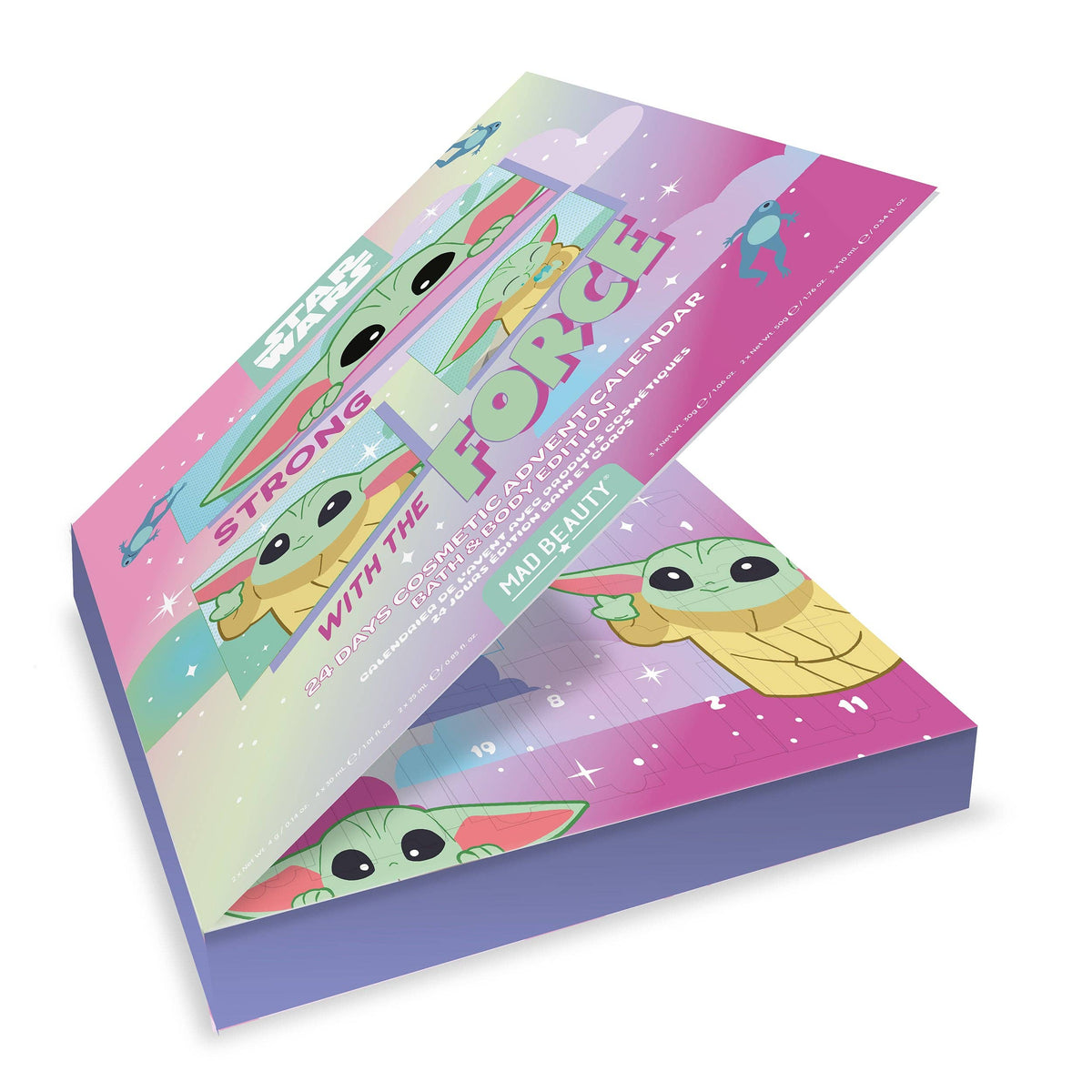 Advent Calendar Grogu Galaxy 24 Day Bath & Body Gift Set