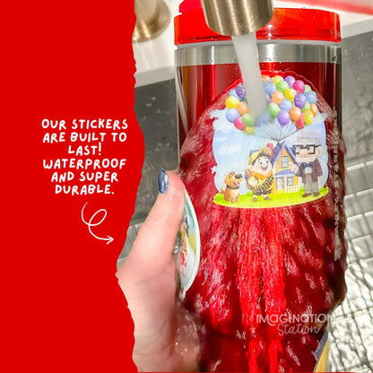 Imagination Station Incredibles motivational quote sticker packaging – Disney Pixar super gift