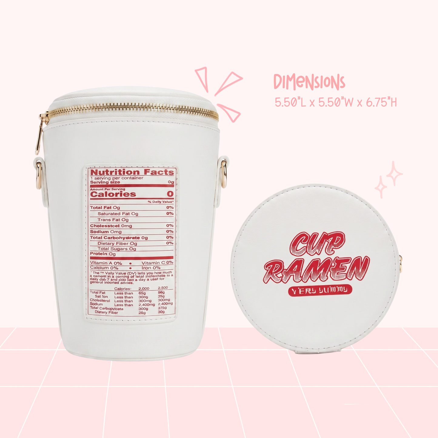 Yummy Cup of Ramen Noodle Crossbody