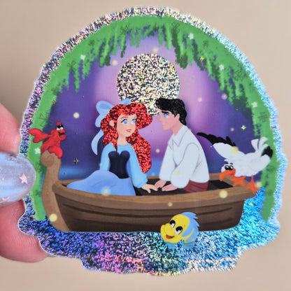 Ariel The little Mermaid Sticker - Waterproof Pixie Dust Effect