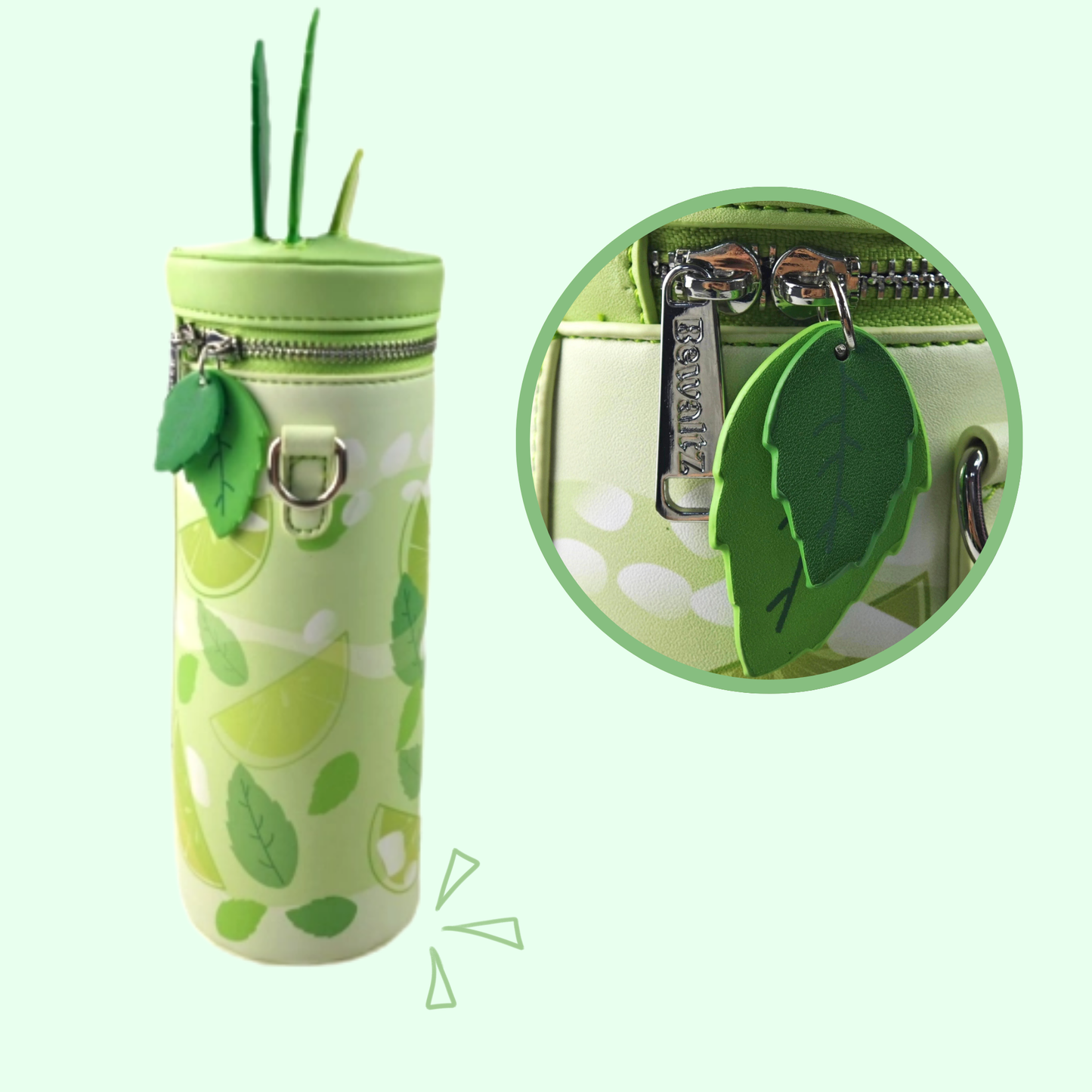 Mojito Lime Water Bottle Crossbody