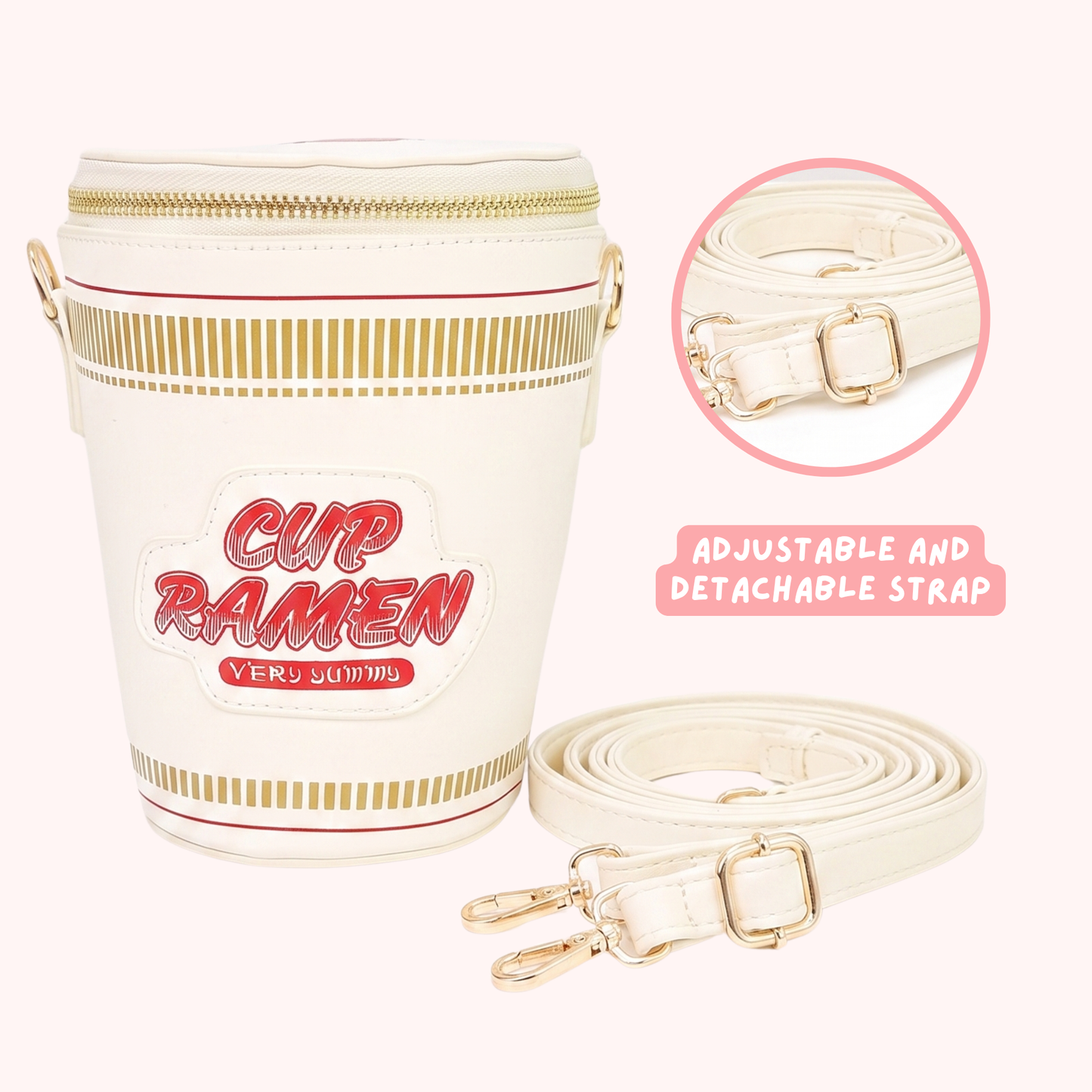 Yummy Cup of Ramen Noodle Crossbody