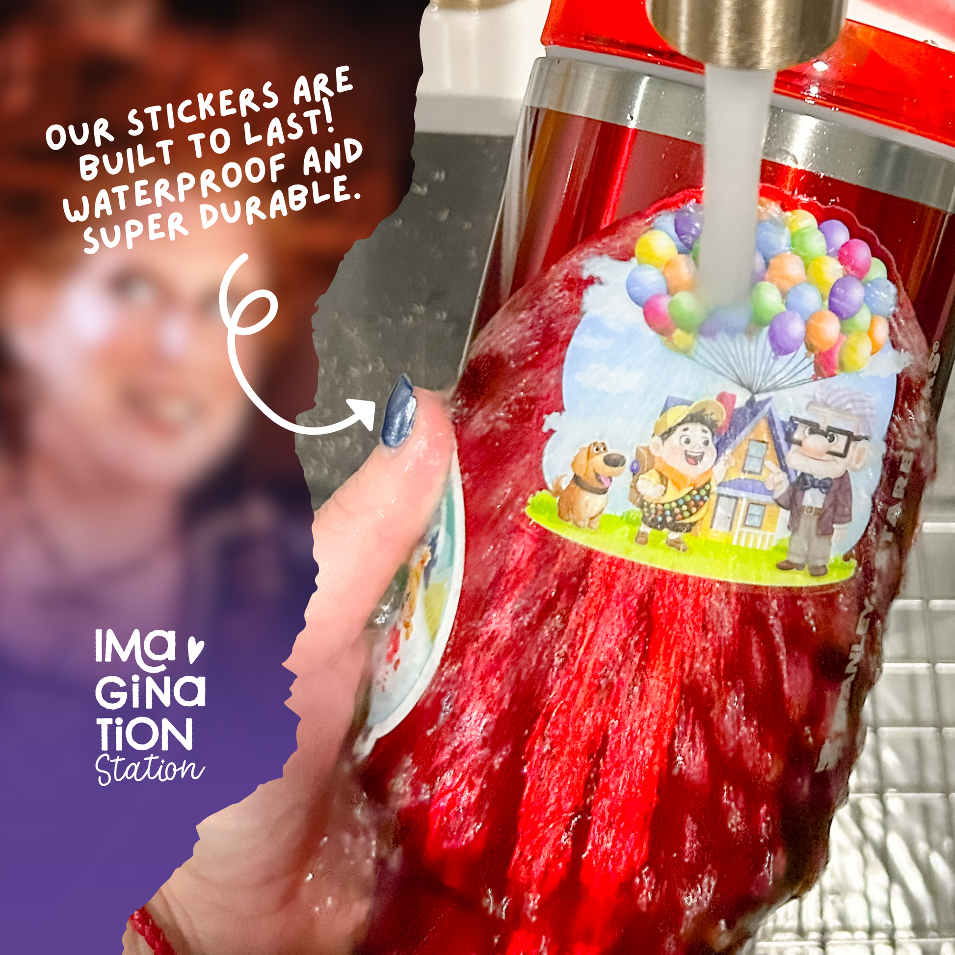 Hocus Pocus sticker on water bottle – I put a spell on you Halloween Disney vinyl
