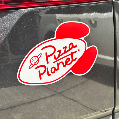 Pizza Planet Car Magnet | Toy Story Disney Pixar Vehicle Decal