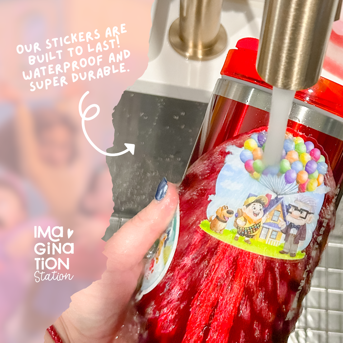Mei Mei Turning Red sticker size reference – 2.1 x 2.5 inch waterproof Disney Pixar vinyl