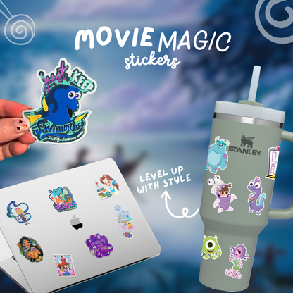 Ariel The little Mermaid Sticker - Waterproof Pixie Dust Effect