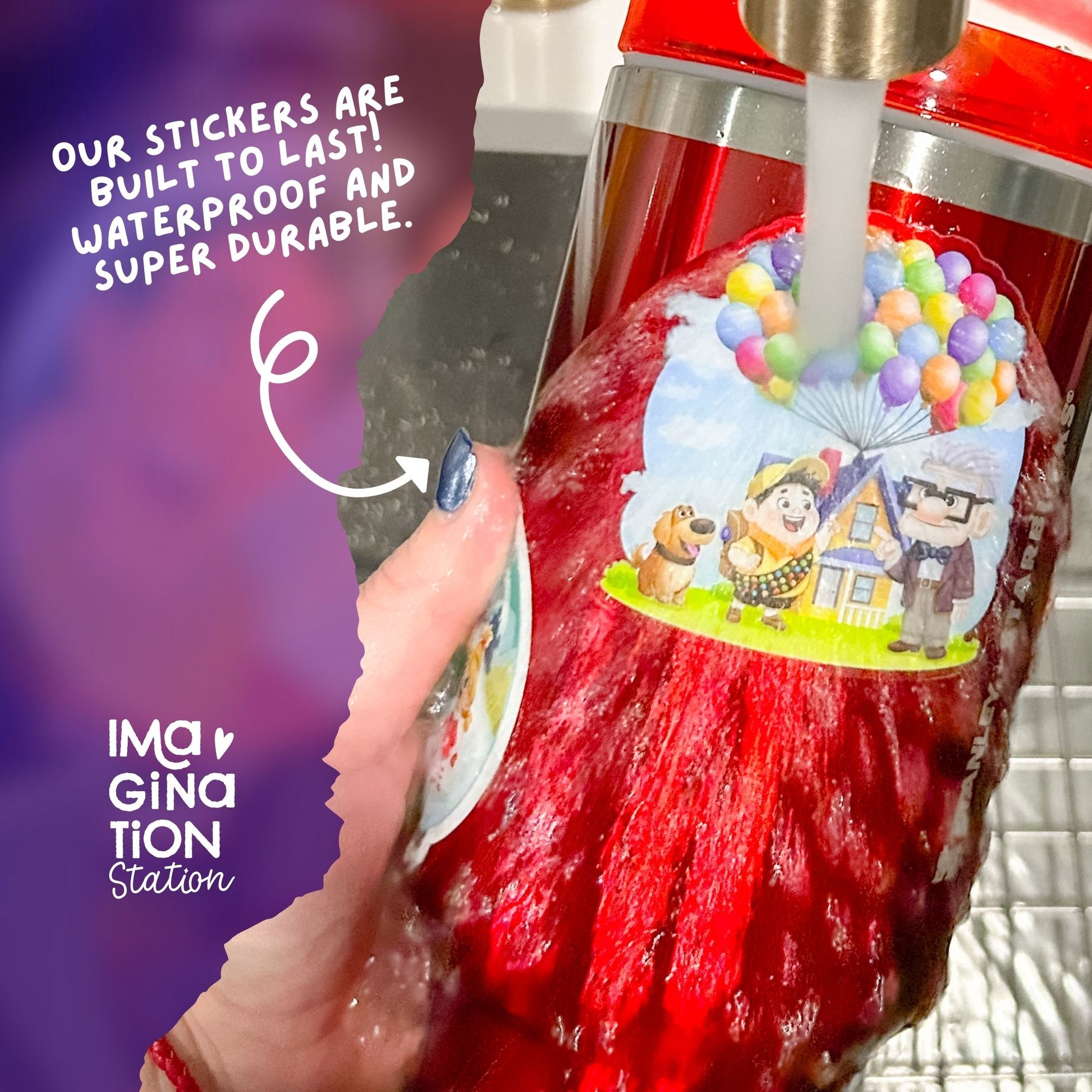 Imagination Station Gaston Disney villain sticker packaging – Beauty Beast collector gift