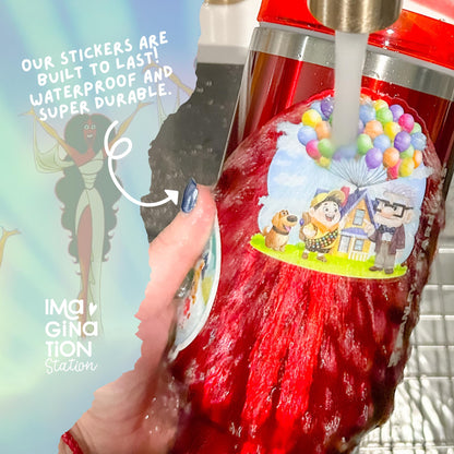 Hercules Muses sticker on tumbler – 2.2 x 2.5 inch mirror glossy Disney Calliope vinyl
