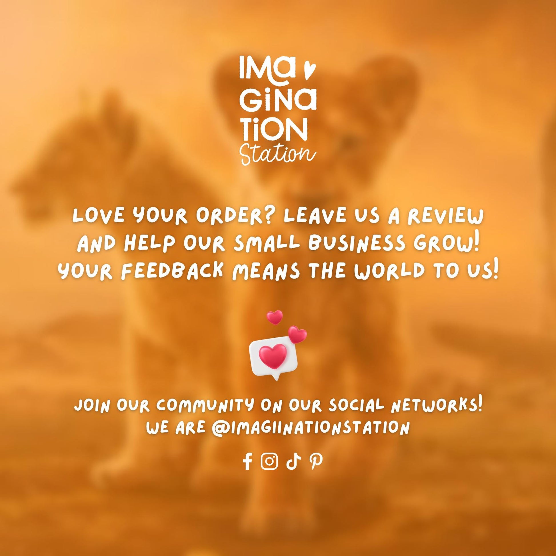 Imagination Station Mufasa Lion King sticker packaging – Disney remember who you are gift