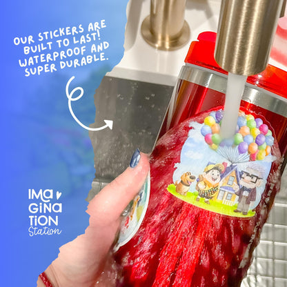 Imagination Station Bluey Family Heeler sticker packaging – Disney family gift