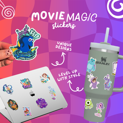 Mojo Jojo Sticker - Waterproof Glossy Mirror Effect