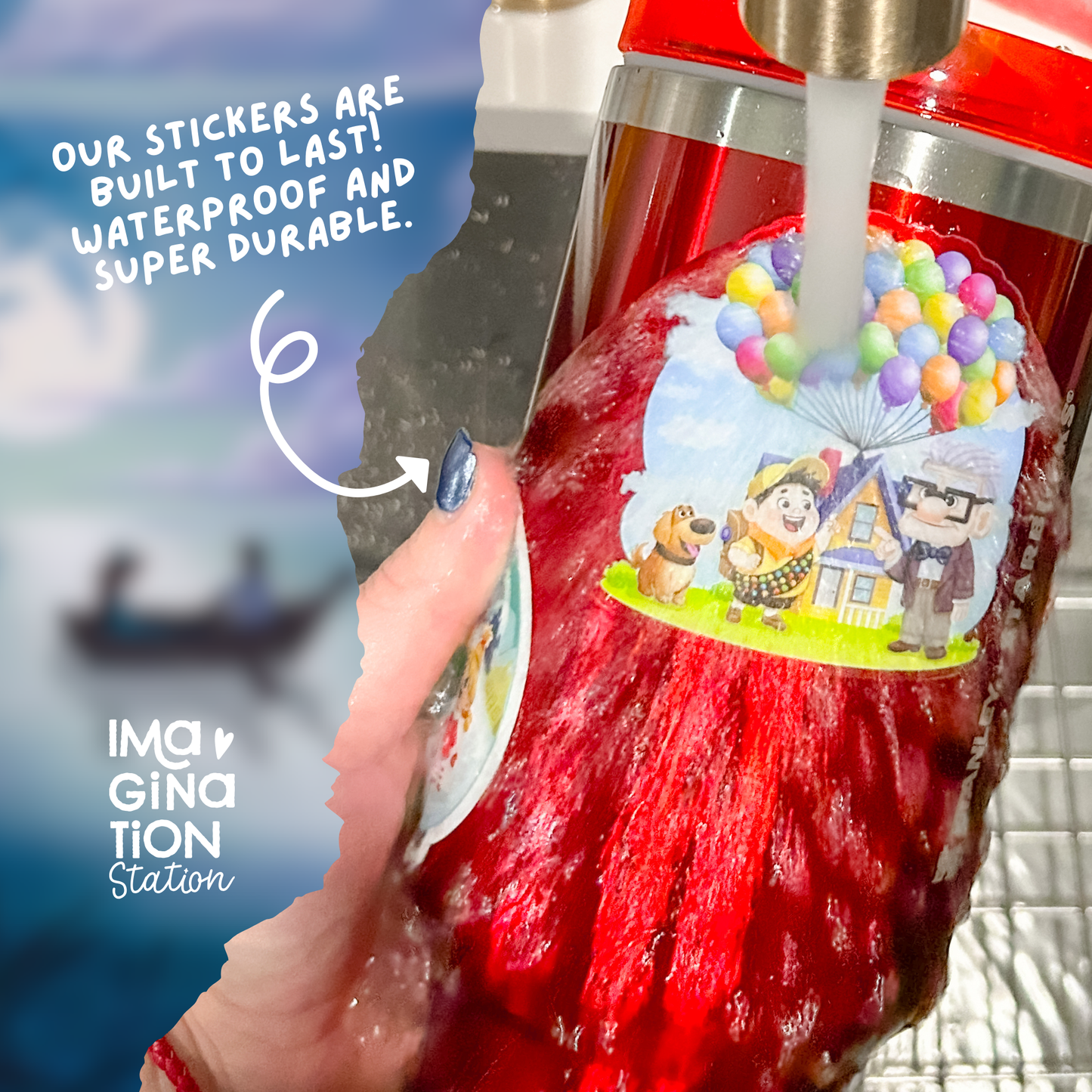 Ariel The little Mermaid Sticker - Waterproof Pixie Dust Effect