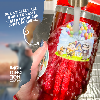 Remy sticker color detail – anyone can cook glitter Disney Pixar Paris vinyl
