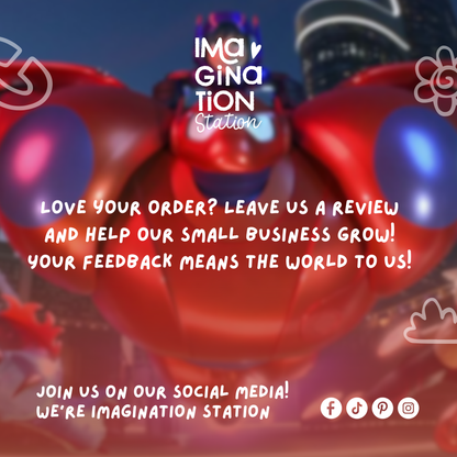 Imagination Station Big Hero 6 Baymax sticker packaging – Disney Pixar superhero gift