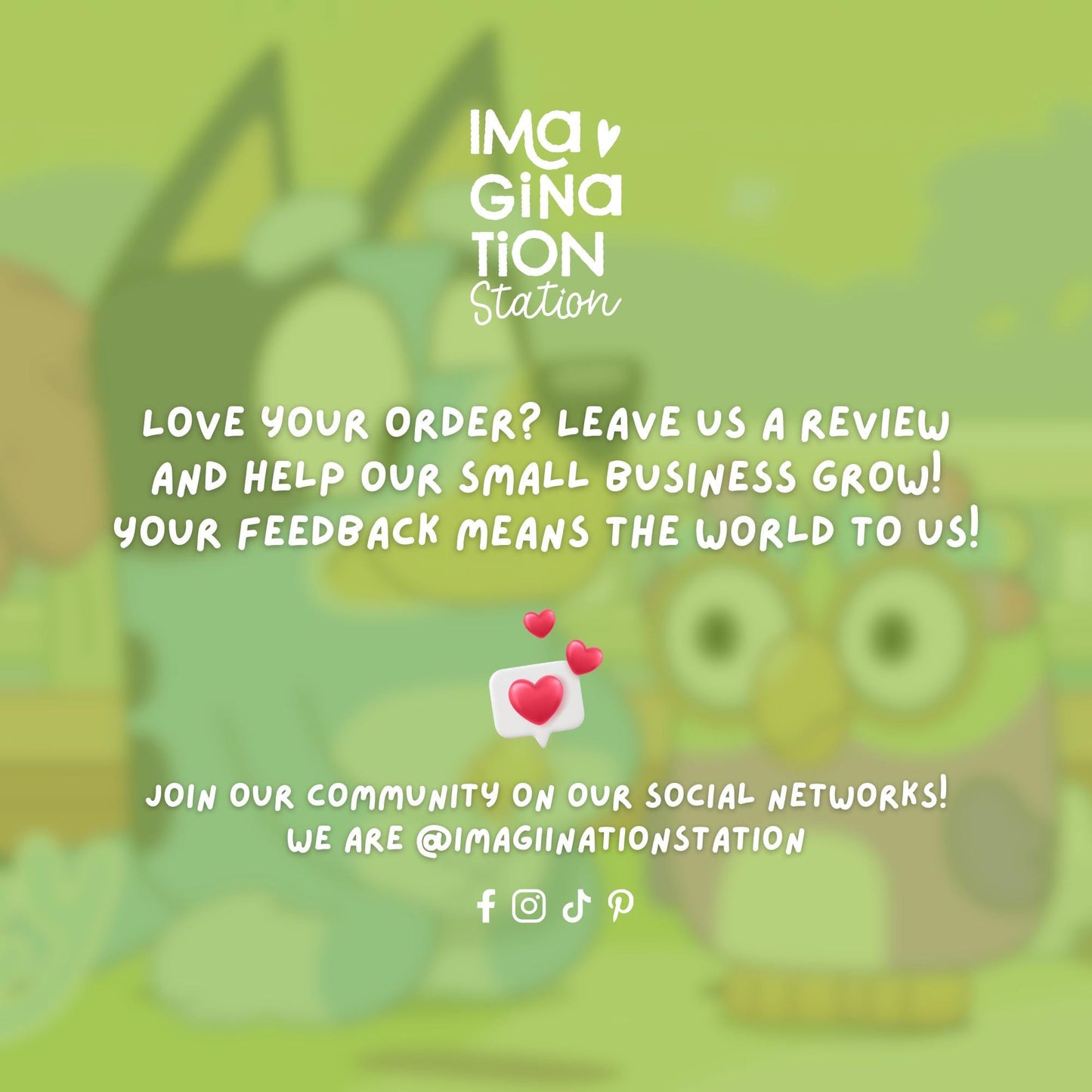 Bluey Chattermax Be Kind Quote Sticker – Waterproof Clear Glossy