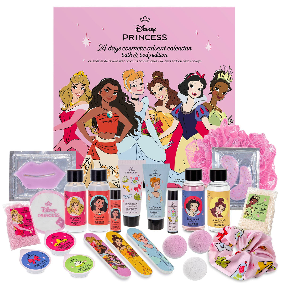 Advent Calendar Disney Princess 24 Day Bath & Body Edition