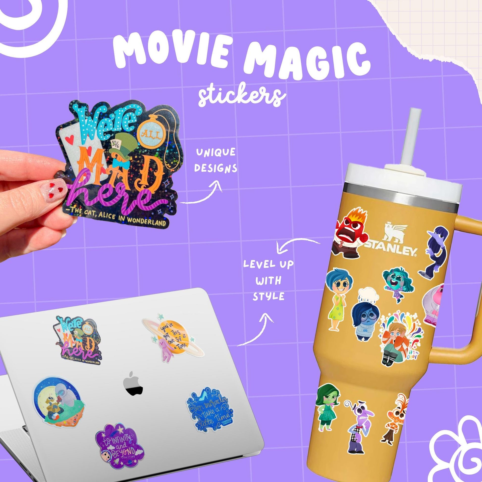 Imagination Station Bluey Grannies nana nap sticker packaging – Disney humor gift