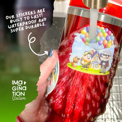 Hagrid sticker on water bottle – Harry Potter you're a wizard pixie dust Disney vinyl