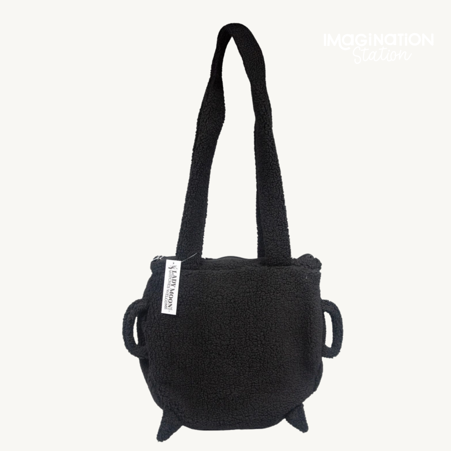 Cozy Cauldron Crossbody Bag – Witchy Sherpa Shoulder Bag