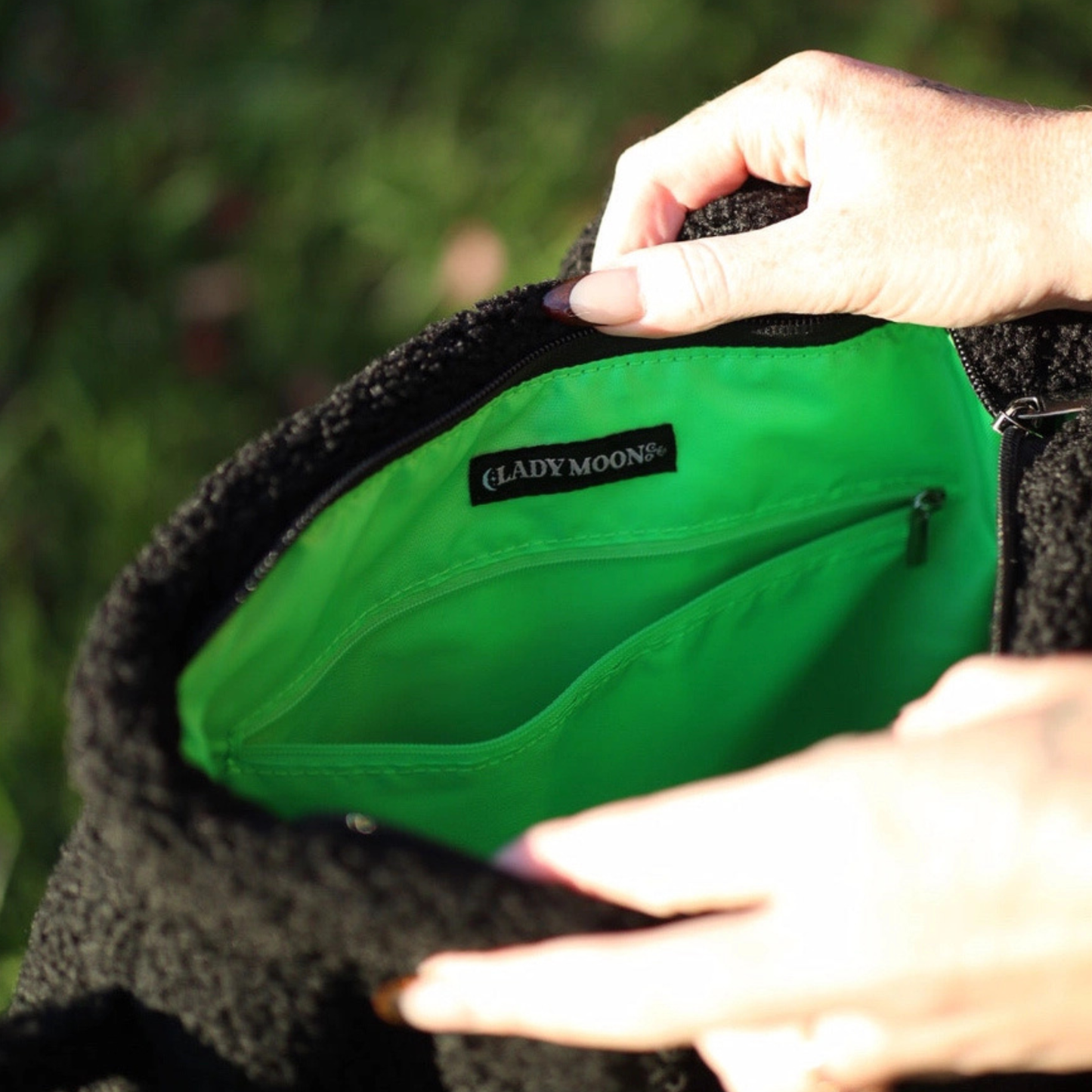 Cozy Cauldron Crossbody Bag – Witchy Sherpa Shoulder Bag
