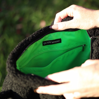 Cozy Cauldron Crossbody Bag – Witchy Sherpa Shoulder Bag