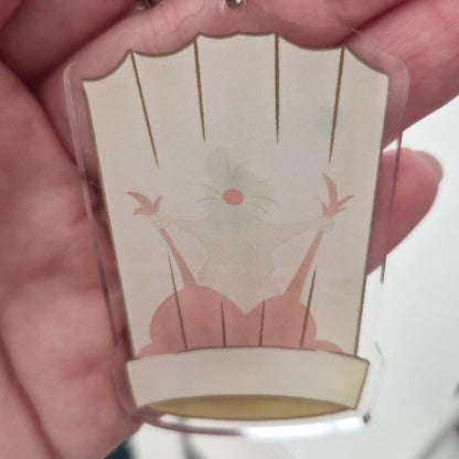 Ratatouille Remy keychain packaging - Imagination Station light up acrylic charm