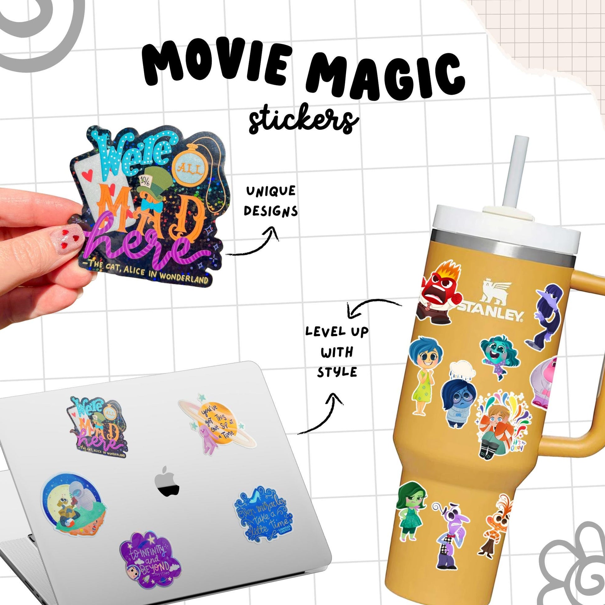 Imagination Station Snoopy teacher sticker packaging – teacher appreciation week gift