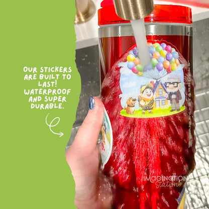 Bluey Chattermax Be Kind Quote Sticker – Waterproof Clear Glossy