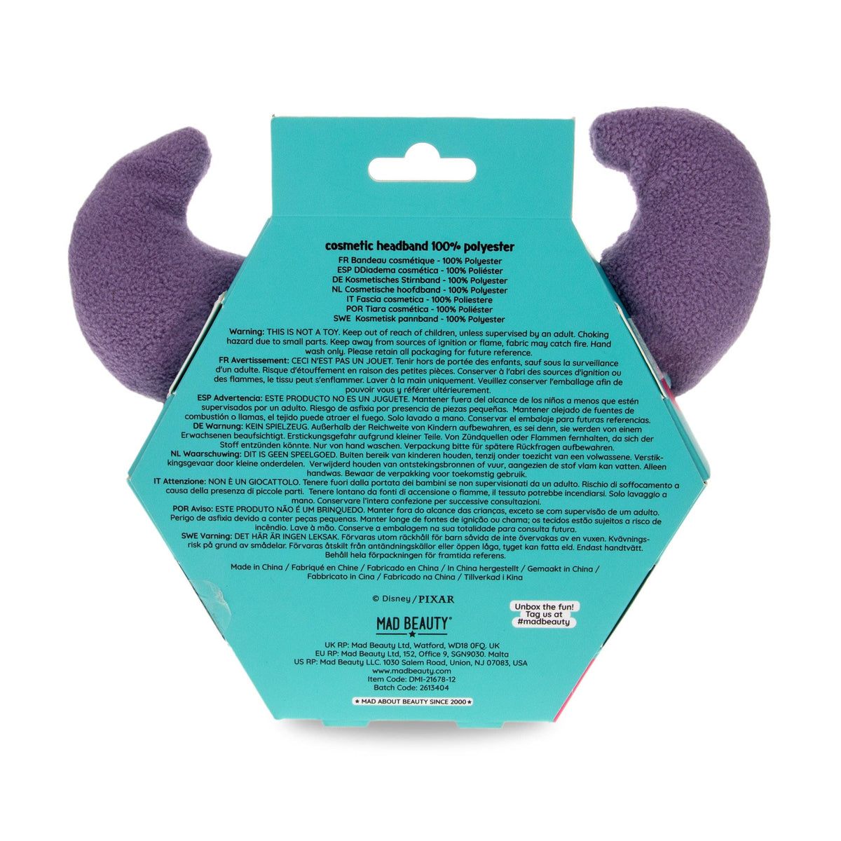 Headband Monsters Inc Disney Character Sulley Horns