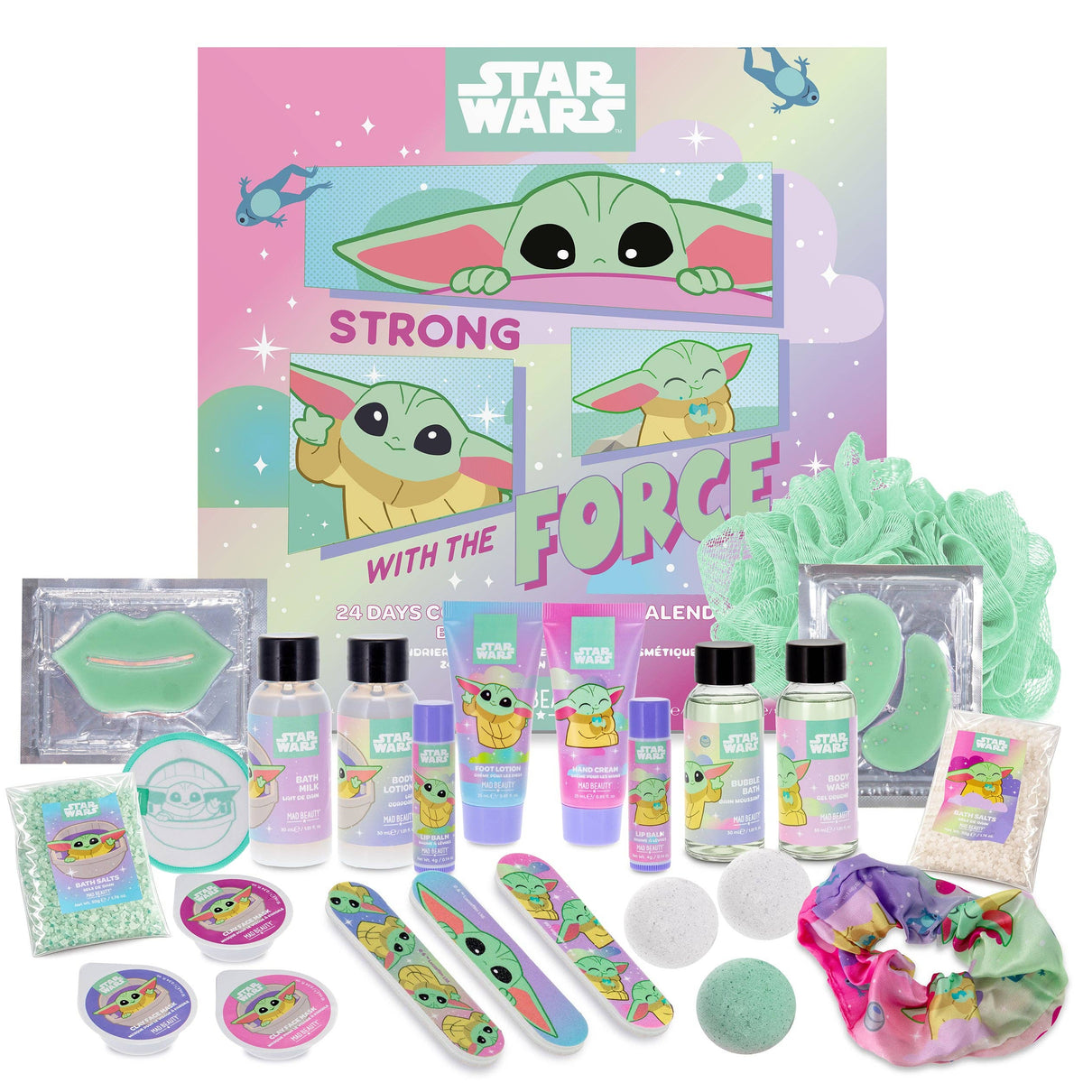 Advent Calendar Grogu Galaxy 24 Day Bath & Body Gift Set