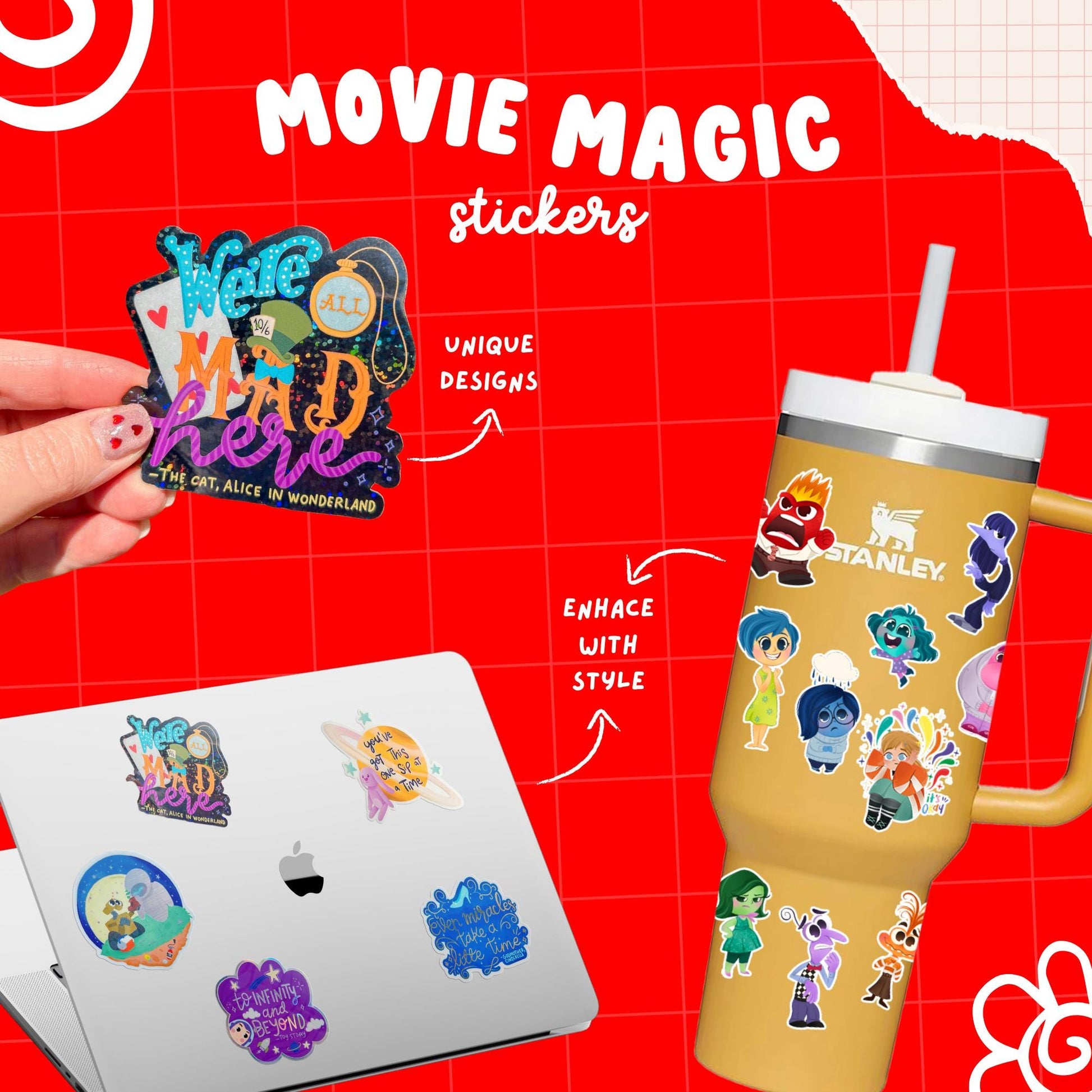 Imagination Station Mulan Disney princess sticker packaging – bring honor gift