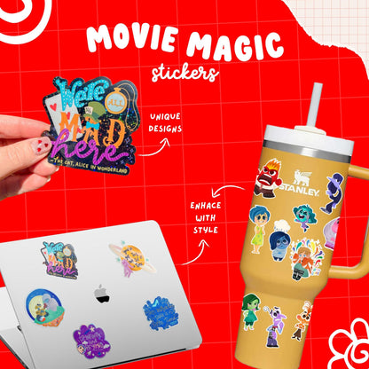 Imagination Station Mulan Disney princess sticker packaging – bring honor gift