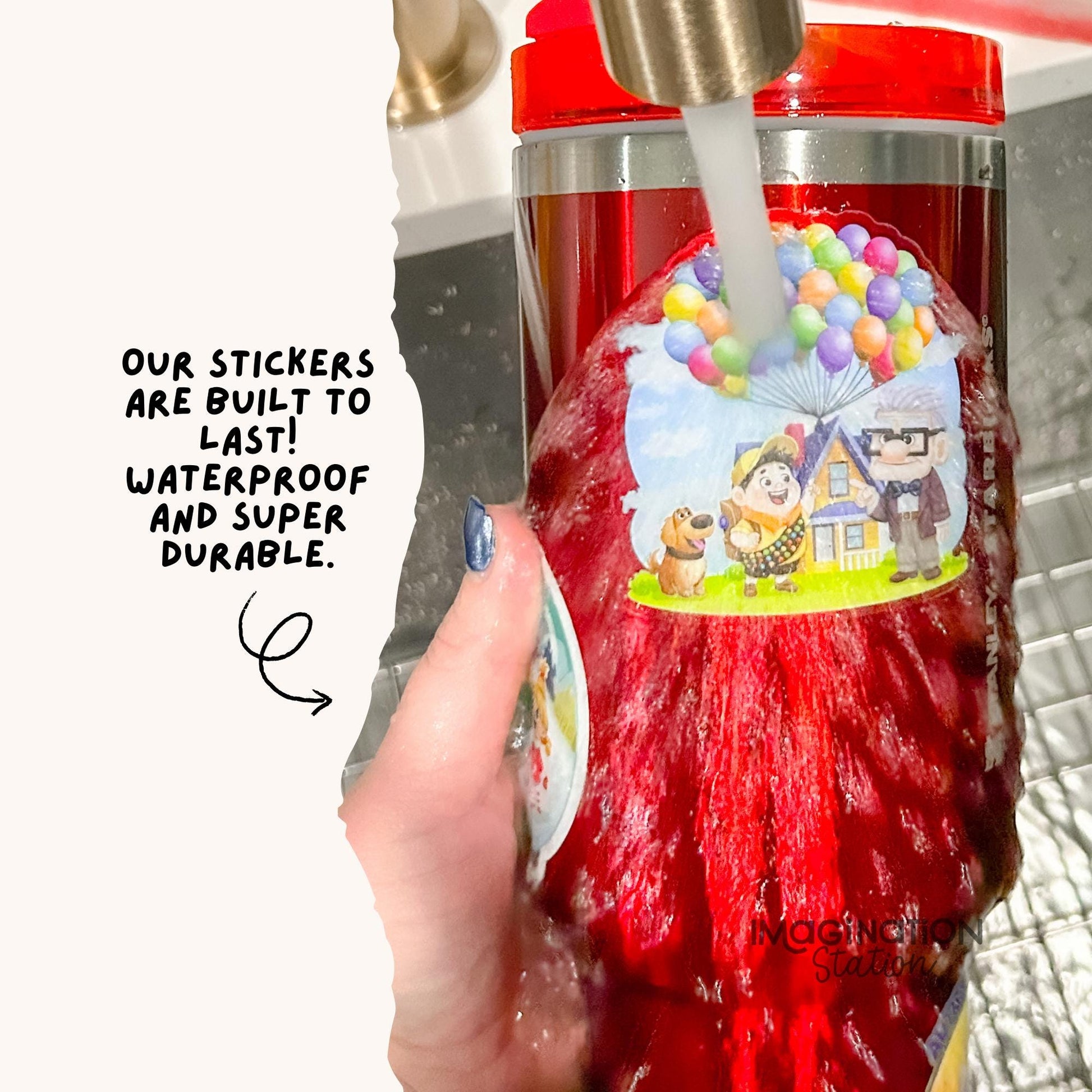 Snoopy teacher sticker on water bottle – best teacher Peanuts glitter vinyl decal