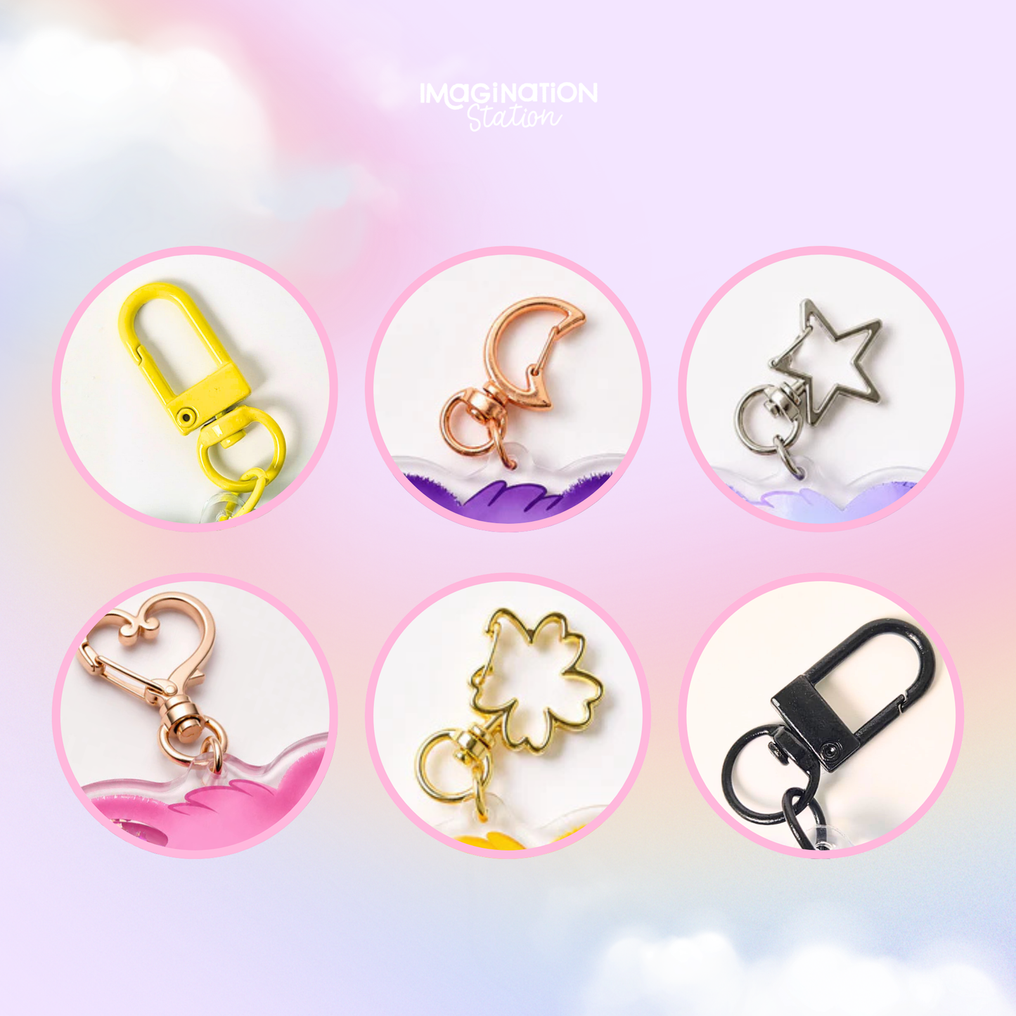 Care Bears Sequin Shaker Bag Charm – Glitter Keychain Charm