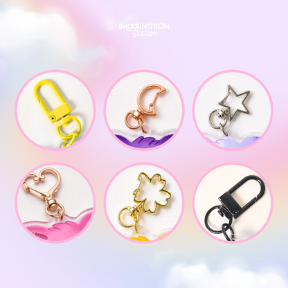 Care Bears Sequin Shaker Bag Charm – Glitter Keychain Charm