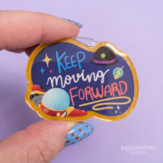Keep Moving Forward - Meet the Robinsons Holographic Phone Holder