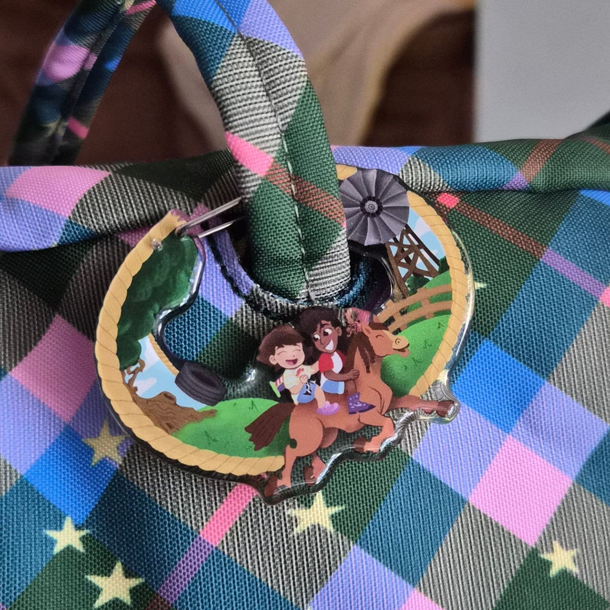 Toy Story Bonnie & Blake Acrylic Carabiner Keychain – Best Friends Charm