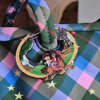 Toy Story Bonnie & Blake Acrylic Carabiner Keychain – Best Friends Charm