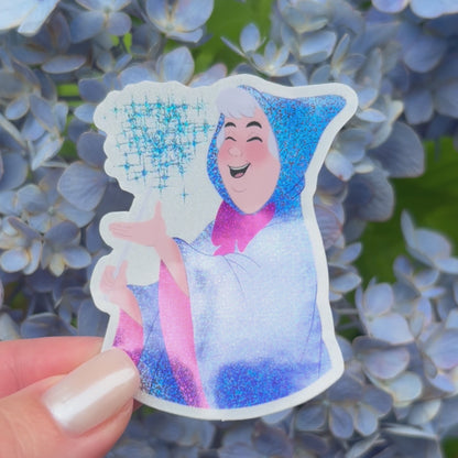 Cinderella Bundle – Gus Gus Carabiner Keychain & Mirror Effect Sticker Pack