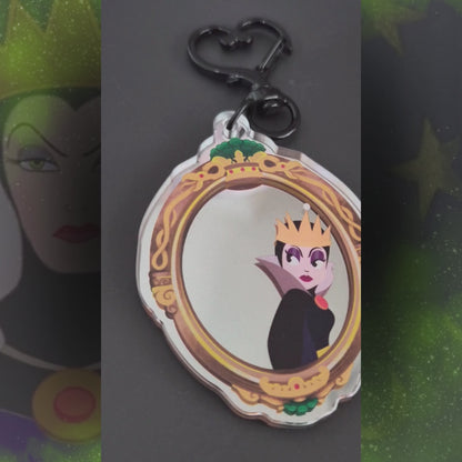 Wicked Queen Mirror Bag Charm