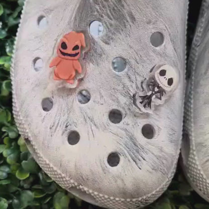 Halloween Shoe Charms Set – Spooky Acrylic Croc Jibbitz-Style Decorations