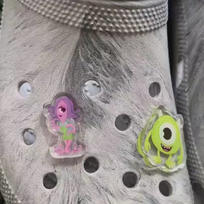 Monsters Inc Shoe Charms – Acrylic Disney Pixar Croc Costume Accessories