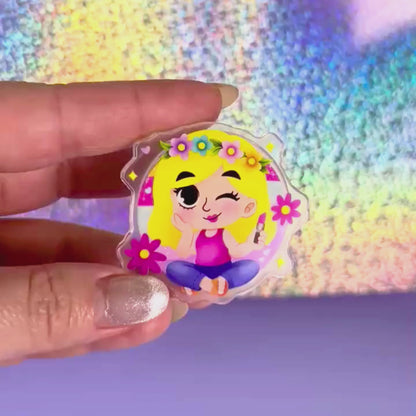 Lizzie McGuire Phone Holder – Acrylic Airbag 2000s Disney Nostalgia Grip